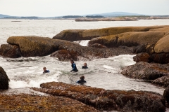 Apprentices Relaxing at the End of a Harvest on Bonny Chess Ledge
