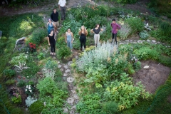 Apprentices in the Perennial Garden