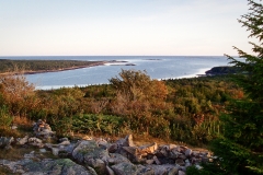 A view of Bois Bubert Island from Pigeon Hill